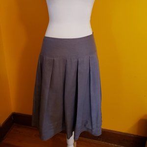 100% Linen Pleated Skirt by Atmosphere of Ireland